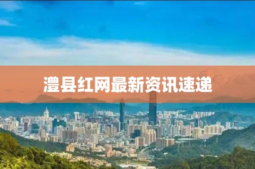 澧县红网最新资讯速递