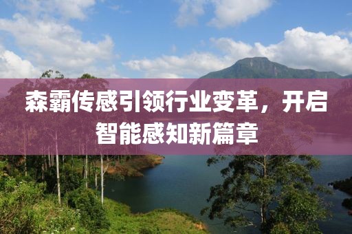 森霸传感引领行业变革，开启智能感知新篇章