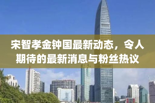 宋智孝金钟国最新动态，令人期待的最新消息与粉丝热议