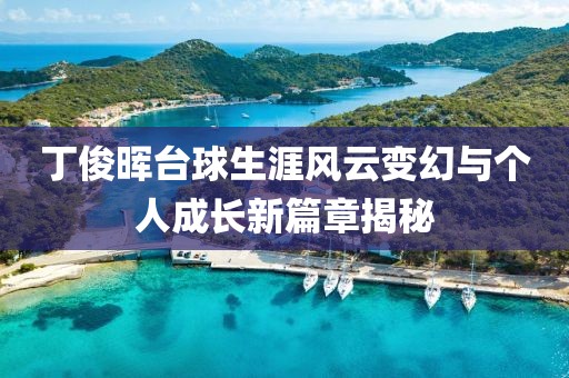 丁俊晖台球生涯风云变幻与个人成长新篇章揭秘