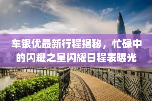 车银优最新行程揭秘，忙碌中的闪耀之星闪耀日程表曝光