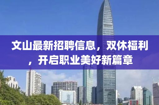 文山最新招聘信息，双休福利，开启职业美好新篇章