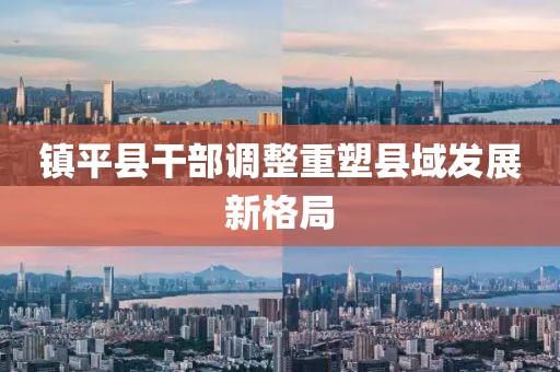 镇平县干部调整重塑县域发展新格局