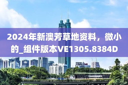 2024年新澳芳草地资料，微小的_组件版本VE1305.8384D