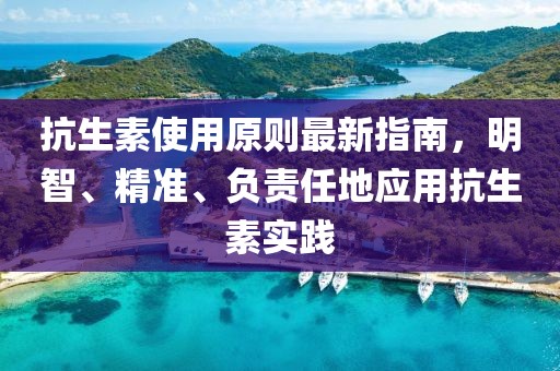 抗生素使用原则最新指南，明智、精准、负责任地应用抗生素实践
