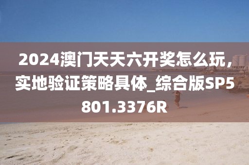 2024澳门天天六开奖怎么玩，实地验证策略具体_综合版SP5801.3376R