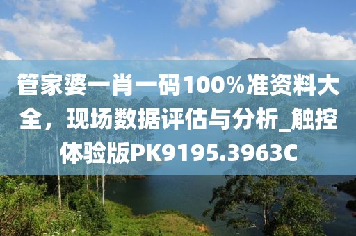 管家婆一肖一码100%准资料大全，现场数据评估与分析_触控体验版PK9195.3963C