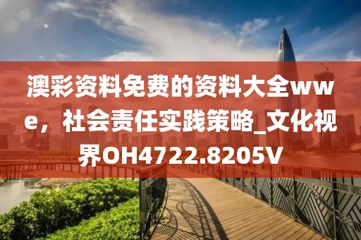 澳彩资料免费的资料大全wwe，社会责任实践策略_文化视界OH4722.8205V
