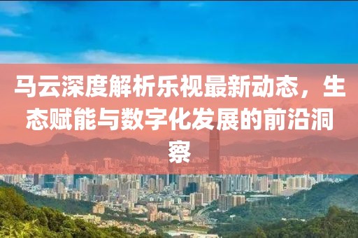 马云深度解析乐视最新动态，生态赋能与数字化发展的前沿洞察