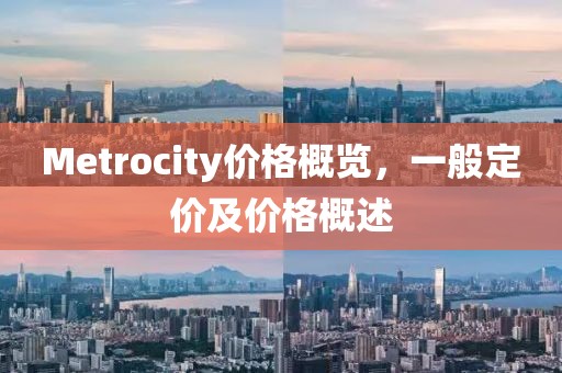 Metrocity价格概览，一般定价及价格概述