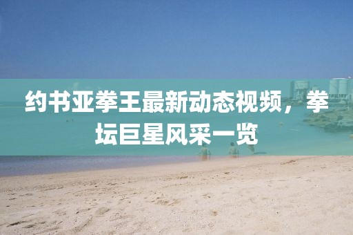 约书亚拳王最新动态视频，拳坛巨星风采一览