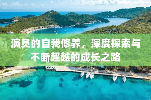 演员的自我修养，深度探索与不断超越的成长之路