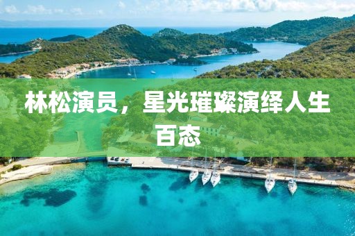 林松演员，星光璀璨演绎人生百态