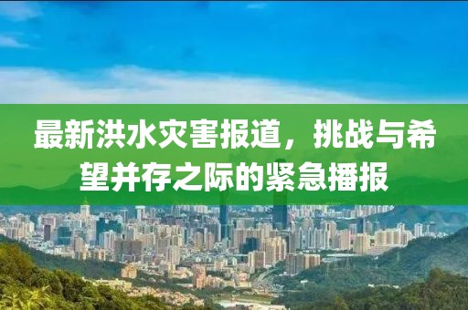 最新洪水灾害报道，挑战与希望并存之际的紧急播报