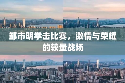 邹市明拳击比赛，激情与荣耀的较量战场