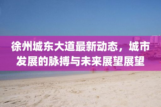 徐州城东大道最新动态，城市发展的脉搏与未来展望展望