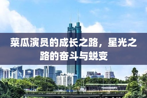 菜瓜演员的成长之路，星光之路的奋斗与蜕变