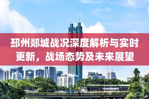 邳州郯城战况深度解析与实时更新，战场态势及未来展望