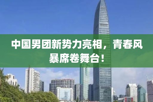 中国男团新势力亮相，青春风暴席卷舞台！