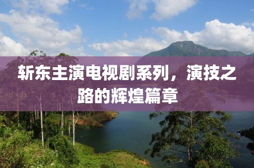 斩东主演电视剧系列，演技之路的辉煌篇章