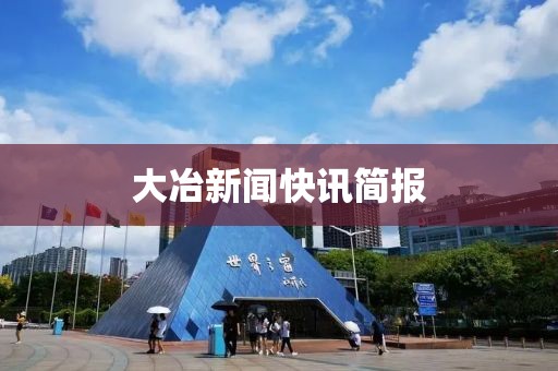 大冶新闻快讯简报