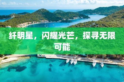 纤明星，闪耀光芒，探寻无限可能