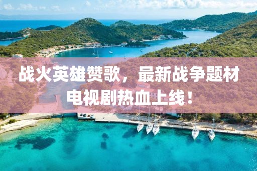 战火英雄赞歌，最新战争题材电视剧热血上线！