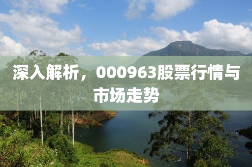 深入解析，000963股票行情与市场走势