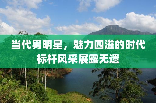 当代男明星，魅力四溢的时代标杆风采展露无遗