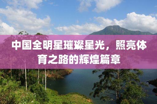 中国全明星璀璨星光，照亮体育之路的辉煌篇章