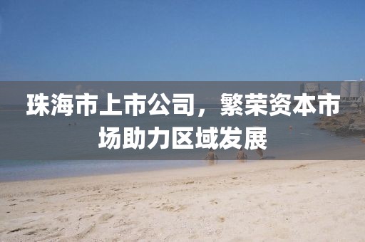 珠海市上市公司，繁荣资本市场助力区域发展