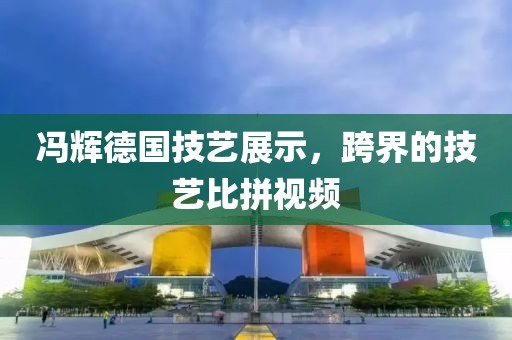冯辉德国技艺展示，跨界的技艺比拼视频