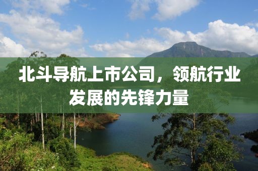 北斗导航上市公司，领航行业发展的先锋力量
