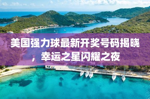 美国强力球最新开奖号码揭晓，幸运之星闪耀之夜