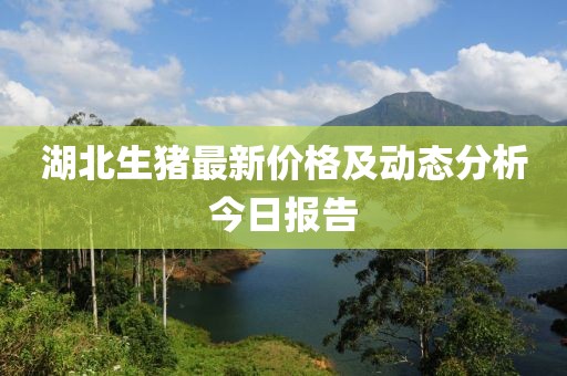 湖北生猪最新价格及动态分析今日报告