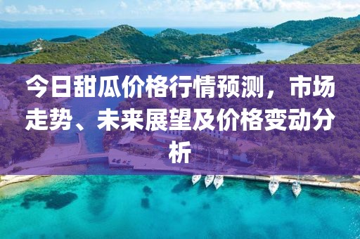 今日甜瓜价格行情预测，市场走势、未来展望及价格变动分析