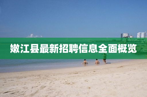 嫩江县最新招聘信息全面概览