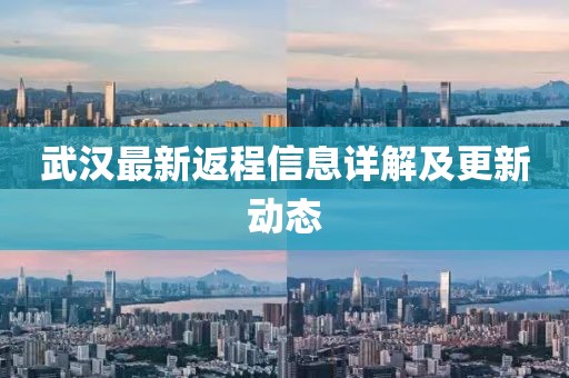 武汉最新返程信息详解及更新动态
