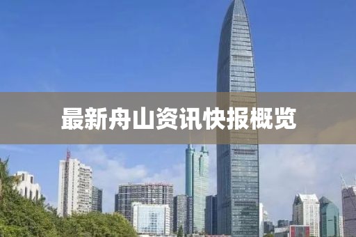 最新舟山资讯快报概览