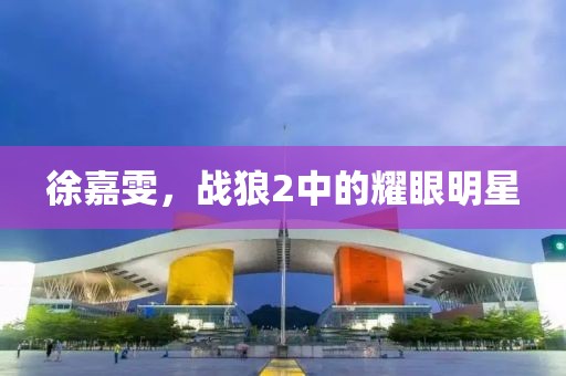 徐嘉雯，战狼2中的耀眼明星