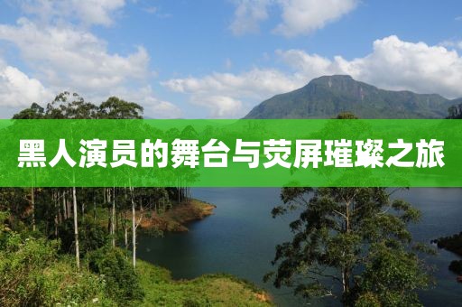 黑人演员的舞台与荧屏璀璨之旅
