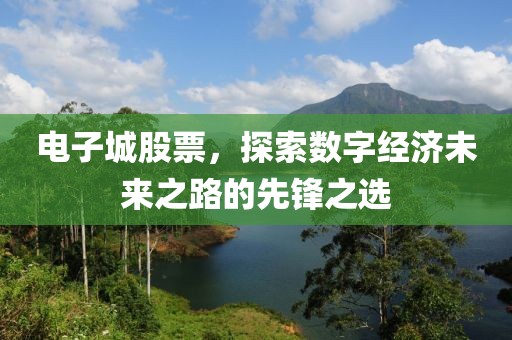 电子城股票，探索数字经济未来之路的先锋之选