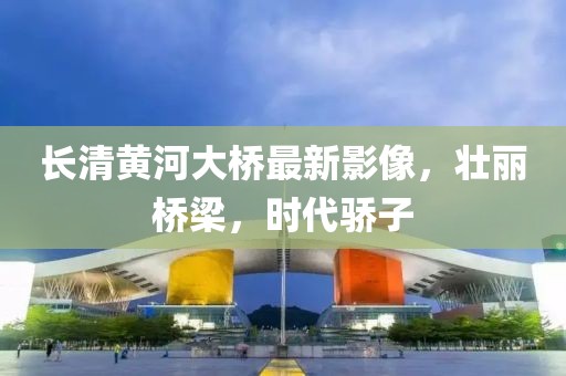 长清黄河大桥最新影像，壮丽桥梁，时代骄子