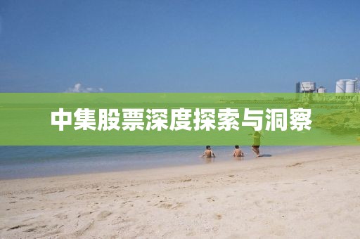 中集股票深度探索与洞察