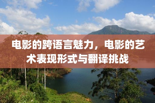 电影的跨语言魅力，电影的艺术表现形式与翻译挑战