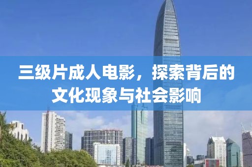 三级片成人电影，探索背后的文化现象与社会影响