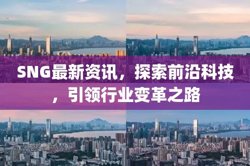 SNG最新资讯，探索前沿科技，引领行业变革之路