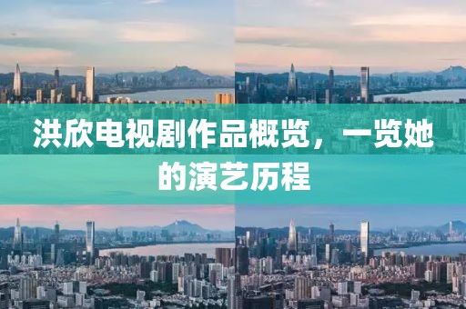 洪欣电视剧作品概览，一览她的演艺历程