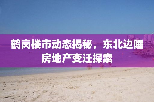 鹤岗楼市动态揭秘，东北边陲房地产变迁探索