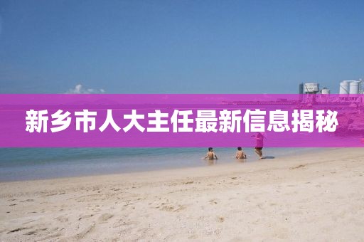 新乡市人大主任最新信息揭秘